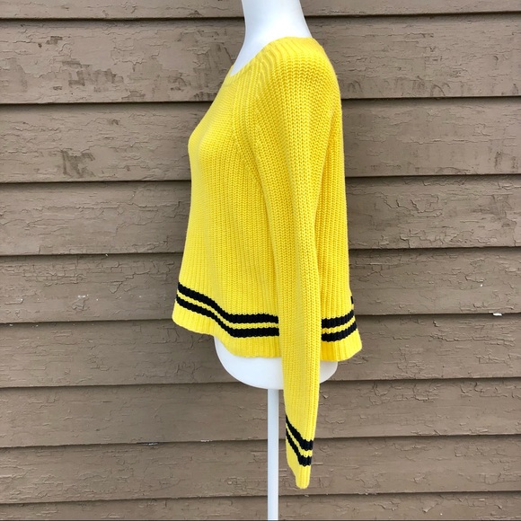 Workshop yellow varsity sweater! - Picture 3 of 5